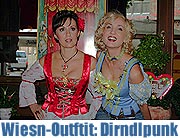 Rechtzeitig zwei Wochen vor dem Start des Oktoberfestes 2006 stellte die Modedesignerin Angelika M. Zwerenz des brandneuen Modelabels „A million & me“  im Münchner Augustiner am Dom ihren "Dirndlpunk" vor (Foto: Martin Schmitz